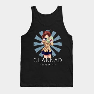 Vintage Nagisa Clannad Manga Tank Top